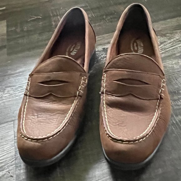 Eastland Since 1955 Women Roxanne Slip-On Brown Penny Loafers Women Size 9M - Picture 4 of 6